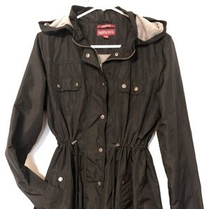 Merona Lightweight Black Drawstring Jacket
